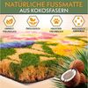 BRUBAKER Fußmatte Blumen und Pflanzen - 45 x 75 cm Schmutzfangmatte - Kokos Fußabtreter, Rechteckig, Höhe: 16 mm, Antirutsch Türmatte für Außen und Innen - Wetterfest und Rutschfest Bild 4