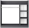VCM Kleiderregal Palosa 922161 Anthrazit H. 115 x B. 118 x T. 35 cm Bild 3