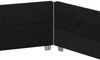 vidaXL Paletten-Aufsatzrahmen Schwarz 160x160 cm Massivholz Kiefer 4010318 Bild 5
