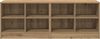 vidaXL Bettschrank 2 pcs Artisan-Eiche 66 x 33 x 48 cm Holzwerkstoff 893730 Bild 5