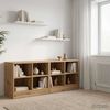 vidaXL Bettschrank 2 pcs Artisan-Eiche 66 x 33 x 48 cm Holzwerkstoff 893730 Bild 3