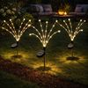 3er Set LED Solarleuchte, schwarz, weiß, H 70 cm Bild 2