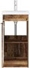 vidaXL Badezimmerschrank mit Waschbecken Altholz 42 x 40 x 84,5 cm 890092 Bild 4
