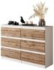 Furnica Kommode 6 Schubladen, Sideboard, Schubladenschrank Breite 100cm Höhe 71cm Bild 4