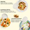 OKWISH Kochbesteck-Set 15er Küchenhelfer Set Kochgeschirr Küchenutensilien Küchengerät Küchen (Gesund Silikon Kochset Antihaft Hitzebeständig mit Utensilienhalter, 15-tlg, Silikonspatel, Kochlöffel, Utensilien-Set, BPA-frei, Kochutensilien), Spülmaschi... Bild 4