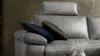 KAWOLA Sofa LOLA Ecksofa Stoff grau mit motorischer Relaxfunktion Recamiere rechts 82 x 178 x 233 cm Bild 5