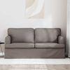 vidaXL Sofa Taupe 162 x 80 x 85 cm Stoff 42024494 Bild 3