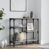 Konsolentisch, Beistelltisch, Konsole Grau Sonoma 80x29x75 cm Holzwerkstoff Bild 2