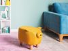 Beliani Pouf pet yellow PIGGY Bild 3