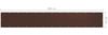 vidaXL Balkon-Sichtschutz Braun 90x600 cm Oxford-Gewebe 135075 Bild 5