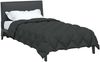 vidaXL Winterbettdecke Anthrazit 155 x 220 cm Mikrofaser 42025651 Bild 3