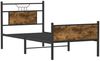 vidaXL Bettgestell ohne Matratze Räuchereiche 90x200 cm Holzwerkstoff 4106919 Bild 3