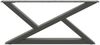 vidaXL Couchtischbeine 2 Stk. Anthrazit 70x(30-31,3) cm Stahl 4012694 Bild 5