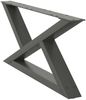 vidaXL Couchtischbeine 2 Stk. Anthrazit 70x(30-31,3) cm Stahl 4012694 Bild 4