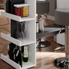 Bartisch-Set Dana Weiß 108 x 50 cm mit 2 Barhockern Vicco Bild 5