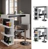 Bartisch-Set Dana Weiß 108 x 50 cm mit 2 Barhockern Vicco Bild 2