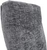 2er-Set Esszimmerstuhl HWC-G56, Küchenstuhl Freischwinger Stuhl Lehnstuhl, Metall Stoff/Textil Chenille ~ dunkelgrau Bild 5