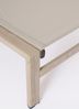 Gartenliege Persiko verstellbar - Textilene Hellbeige & Aluminium Natur mit Holz-Optik Bild 4