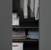 Kleiderschrank 3-türig Carter in grau 120 x 176 cm Bild 4