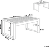 Couchtisch SALERNO Metall Hellgrau Bild 2