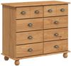 vidaXL Schubladenkommode mit Schubladen ASKIM Braun 91 x 40 x 79 cm 4105421 Bild 2