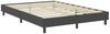 vidaXL Boxspring-Bettgestell Grau Stoff 140x200 cm 287456 Bild 3