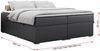 Boxspringbett - Doppelbett mit Multipocket-Matratze - BESS -140x200 - Dunkelgrau Kunstleder - H3 Bild 5