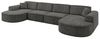 ALTDECOR Wohnlandschaft MARI-U2, Sofa Praktische Bequeme Funktionsecke Couch U-Form Eckcouch, Corner Sofa U-Form Vielseitige Sofa Wohnlandschaft Wohnzimmer Bild 4