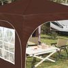 vidaXL Pop-up Partyzelt 290 x 290 x 245 cm Braun 42019863 Bild 4