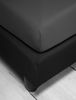 Irisette Vesuv Kuschel Jersey Spannbetttuch Bettlaken 90 x 190 cm - 100 x 200 cm 12 grafit Bild 5