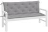 vidaXL Gartenbank-Auflagen 2 Stk. Grau 150x50x7 cm Oxford-Gewebe 361698 Bild 4