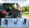TLGREEN Campingstuhl Klappstuhl mit Kopfkissen, (5-stufig verstellbar Gartenstuhl Liegestuhl, 4 St), für Outdoor Balkon Strand bis 120 kg belastbar Bild 4
