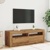 vidaXL TV-Schrank mit LED Artisan-Eiche 120x35x40 cm Holzwerkstoff 856314 Bild 4