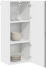 vidaXL Wandschrank PORTO Schwarz 40 x 31 x 100 cm Holzwerkstoff 885466 Bild 3