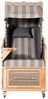 Strandkorb Kampen Single White Oak Set 40 inkl. Industrierollen Bild 3