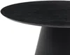 Vente-unique - ANTALIZA Esstisch Holz, Platte Schwarz - B 120 cm x H 75,5 cm x L 120 cm Bild 4