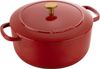 Ballarini 'Bellamonte' Cocotte, Gusseisentopf mit Deckel, Rot Rund 2.6 Bild 4