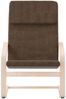 vidaXL Relaxsessel Dunkelbraun Stoff 351056 Bild 4