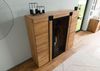 Highboard Wildeiche 161x45x144 natur geölt ROTTERDAM #101 Bild 2