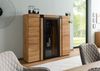 Highboard Wildeiche 161x45x144 natur geölt ROTTERDAM #101 Bild 3