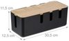 Relaxdays Kabelbox mit Holzdeckel Bild 5