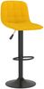vidaXL Barhocker 2 Stk. Gelb Samt 333998 Bild 3