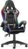 BIGZZIA Gaming-Stuhl mit LED - Gaming Chair Gamer Stühle RGB Licht, Beleuchtung Computerstuhl Höhenverstellbar Ergonomisch Bürostuhl Bild 5