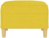 vidaXL Fußhocker Hellgelb 70 x 55 x 41 cm Stoff [349276] Bild 4