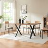Tischgestell Klixjö 2er-Set Stahl 72x70x10 cm Schwarz [en. casa] Bild 3