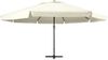 vidaXL Sonnenschirm mit Aluminium-Mast 600 cm Sandweiß 47370 Bild 2
