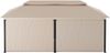 Blumfeldt Grandezza Cortina Pavillon 3x6 m – Stahlrahmen, Aufrollbare Seitenteile, Wetterfestes Dach, UV30+ Schutz, Gartenpavillon Beige Bild 4