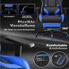 HOMALL Gaming-Stuhl Verstellbare Armlehnen,Kopfstütze,Lendenkissen,Fußstütze,Gaming Stuhl (Verstellbare Armlehnen, großzügig dimensioniertes Sitzkissen, ergonomisch geformte, bequeme Rückenlehne), Ergonomischer Bürostuhl,Kopfstütze und Lendenstütze Bild 2