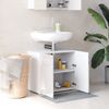 Vicco 'Freddy' Waschbeckenunterschrank, Spanplatte, 60 x 56 x 34 cm, Weiß Hochglanz Bild 5