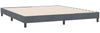 vidaXL Boxspringbett ohne Matratze Dunkelgrau 180x220 cm Samt 3315886 Bild 4